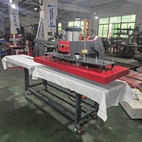 Machine de presse à chaud pneumatique en aluminium pour impression numérique graphique sur jean, design personnalisé J 40*120, avec 2 tables