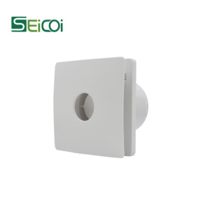 Ventilateur d'extraction carré électrique en plastique ABS pour salle de bain, montage mural, IP44, 90m³/h, économie d'énergie pour la ventilation domestique, OEM/ODM - Product Image 2