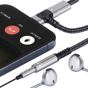 USB Type C ถึง3.5แจ็คอะแดปเตอร์หูฟัง HIFI USB C TO C & 3.5MM สายอะแดปเตอร์เสียง AUX สำหรับ <span class=keywords><strong>Samsung</strong></span> S26 25 iPhone 17 - Product Image 3