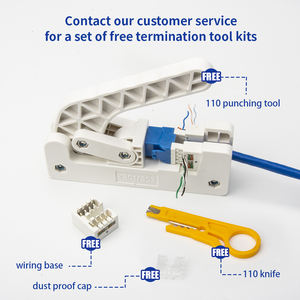 Conector Keystone <span class=keywords><strong>RJ45</strong></span> Cat 5e Cat 6 Cat 6a, Conector Modular Ethernet <span class=keywords><strong>RJ45</strong></span> UTP de 180 Grados, Conector Keystone Cat5e Cat6 Cat6a - Product Image 3