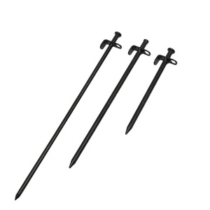 Accessoires de tente en gros, accessoires de camping, piquets de tente en acier inoxydable pour l'extérieur, piquets de sol métalliques robustes - Product Image 5