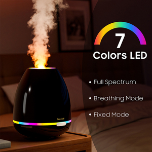 Diffuseur d'huiles essentielles miniature écologique et élégant de 300 ml, diffuseur d'arômes avec lumière LED nocturne, vente en gros d'usine - Product Image 2