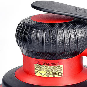 WYMA耐用气动偏心砂纸工具空气方形轨道砂光机中央真空砂纸机床 - Product Image 5