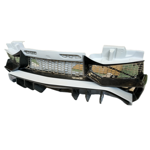 Pour <span class=keywords><strong>Lamborghini</strong></span> <span class=keywords><strong>Aventador</strong></span> LP700 720 750 modèle SV amélioré nouveau Kit de carrosserie de pare-chocs arrière en Fiber de carbone avec vis incluses - Product Image 1