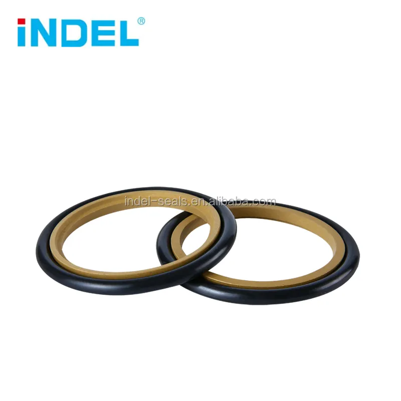 Hydraulic buffer rod seal Rubber PTFE HBTS Step seal