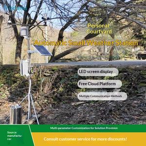 Stasiun Cuaca Otomatis Pribadi Nongjiale AWS505 Layar LED Platform Cloud Komunikasi Multi-Arah Veinasa - Product Image 4