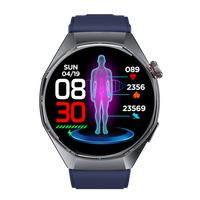 ET462 AMOLED Smartwatch IP68 Wasserdicht BT-Anruf Herzfrequenz-Blutdruck-Monitor Fitness-Smartwatch für Männer und Frauen