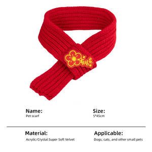 Acessórios Auspiciosos Estilo Chinês para o Ano do Cavalo: Lenço para Gatos e Cachecol para Cães (Malásia, Singapura, Japão, Tailândia, Vietnã) - Product Image 6