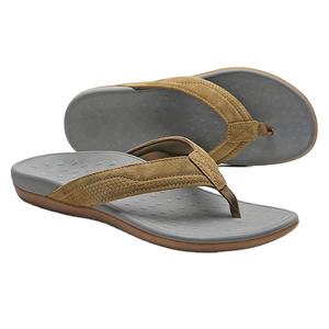 All'ingrosso estate Casual pantofole da uomo in PVC grigio tessuto di cotone EVA infradito sandali scarpe scivoli piatte con caratteristiche plantari - Product Image 1