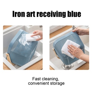 Colorful Metal <strong>Wire</strong> <strong>Basket</strong> with Powder Coating XL Folding Fruit <strong>Basket</strong> Drainer Rack Home Storage Fruit Rack - Product Image 3