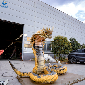 Modèle animatronique de dragon grandeur nature artificiel d'équipements extérieurs du terrain de jeu SGWD25 - Product Image 1