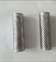 Filtre en fil de métal perforé en acier inoxydable à double couche
