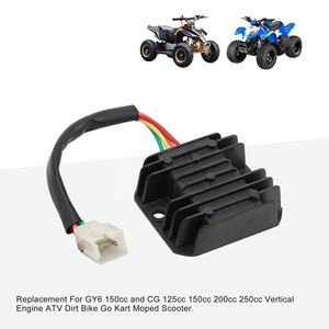 <span class=keywords><strong>Regulador</strong></span> de Voltaje de <span class=keywords><strong>4</strong></span> <span class=keywords><strong>Pines</strong></span> para Motocicleta GOOFIT para Motores Verticales GY6 de 150cc y CG de 125cc 150cc 200cc 250cc, ATV, Dirt Bike, Go Kart - Product Image 6