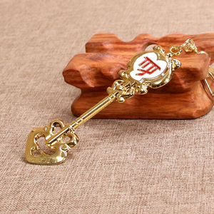12 modèles de porte-clés en métal créatif Anime <span class=keywords><strong>Fairy</strong></span> <span class=keywords><strong>Tail</strong></span> Twelve Constellations Gold Car Pendant Keychain - Product Image 5