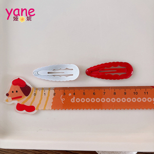 Tùy Chỉnh Bé Kim Loại Tóc Clip Thiết Lập Phim Hoạt Hình Phong Cách <span class=keywords><strong>Snap</strong></span> Clip Bobby Pins Và Side Phụ Kiện Tóc Với Thẻ - Product Image 3