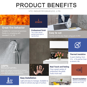 Panneau mural SPC jaune clair de 3 mm, étanche, moderne et très bien noté, pour balcon, espaces extérieurs couverts et spas - Product Image 3