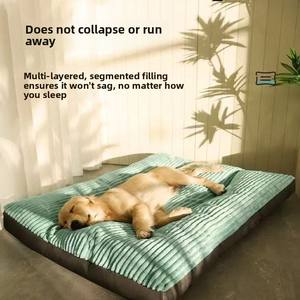 Lit pour chien extra large, matelas moelleux lavable en machine pour chiens géants, coussin de caisse toutes saisons, support du fabricant personnalisé - Product Image 2