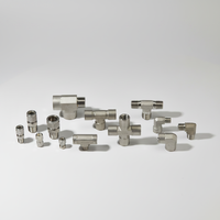 FD-LOK Accesorios de Tubería de Acero Inoxidable, Acero al Carbono y Latón, Rosca NPT ISO, Codo, Conexión en T, Acoplamiento, Buje, Tapón, Unión, Alta Presión