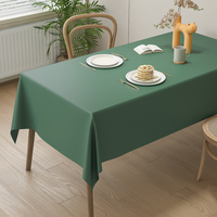 Nappe de luxe en similicuir d'agneau, imperméable et résistante à l'huile, texture cuir, pour table basse, table à manger, bureau, hôtel, banquet