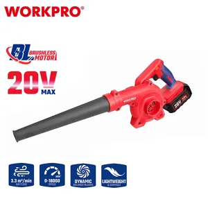 WORKPRO 20V Cordless Blower Vacuum Lithium Ion Blower Vacuum Cleaner