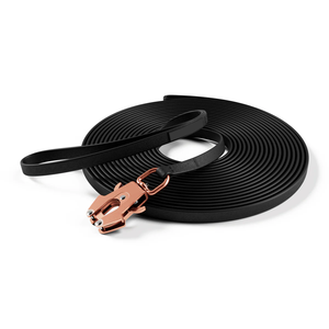 Laisse longue en PVC souple imperméable, en caoutchouc plastique solide, durable, pour l'entraînement de rappel des chiens, personnalisable, écologique, pour la randonnée en extérieur et le jardin - Product Image 1