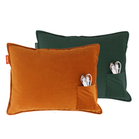 Oreiller doux chauffant Chargement USB Coussin de dos chaud avec réglage de la température Soulagement de la douleur dorsale Coussin de chaleur électrique