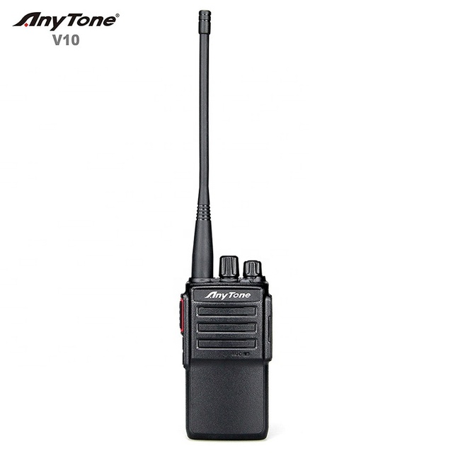 Anytone V10 Walkie Talkie Handheld Radio 5W Dual Band UHF/VHF Two Way Portable Radio 16 Channels CE/FCC Certified Built-In