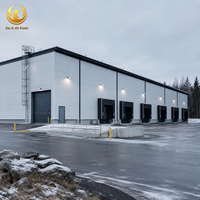 Fábrica de Acero Prefabricado, Planta de Manufactura, Taller Industrial, Almacén, Oficina, Edificio de Producción