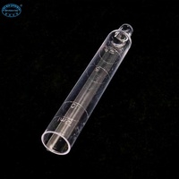 Tubo de Ensayo Desechable para Laboratorio, Tubo de 12 ml para Inmersión en Orina, con Boca Recta, de Plástico, Sin Tapa