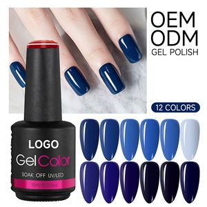 Nouvelle Arrivée Vernis à Ongles Gel Couleurs Bleues pour Nail Art, Longue Durée Semi-Permanent, Vente en Gros OEM, Gel UV LED Soak-Off - Product Image 1