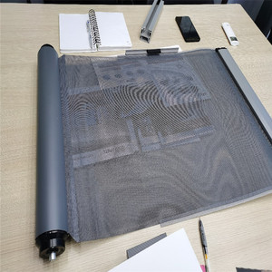 Tùy chỉnh-kích thước cơ giới cửa sổ con lăn rèm ngoài trời Windproof Zip màn hình ngoài trời mù theo dõi Shade shutters - Product Image 3