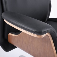 Siège confortable de chaise de bureau exécutif simple moderne avec le matériel durable de cuir d'unité centrale