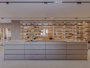 Armoire de chambre à coucher professionnelle de conception moderne avec porte en <span class=keywords><strong>verre</strong></span>, fournie par l'usine CBMmart - Product Image 4