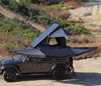 Auvent de voiture autoportant imperméable 600D, grande pièce annexe latérale, auvent autoportant à 180 degrés avec murs d'extension