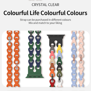 Bracelet en silicone pour Apple Watch Ultra2 49 44mm 45mm 38 41mm Sport Correa pour Iwatch Series 9 8 7 6 5 SE <span class=keywords><strong>4</strong></span> 3 Fashion Band Bracelet - Product Image 4