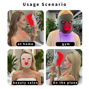 Maschera di Lusso in Silicone per Terapia a Luce Rossa (Classificazione ILY) Impermeabile, Copertura Completa del Viso per la Cura della Pelle Sensibile - Product Image 2