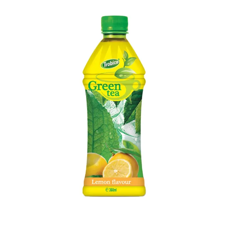 OEM 360ml PET Bottle Natural Green Tea With Lemon Drink Good Taste Best Price Beverage