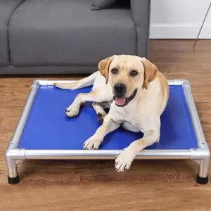 For Large Dog Cool Customized Dog Pet Bed Calming Anti-Slip All Seasons Cat Pet Sofa Elevated Dog Bed