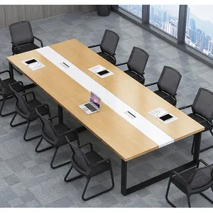 고품질 회의 테이블 사무실 책상 좋은 품질 나무로 되는 회의 테이블