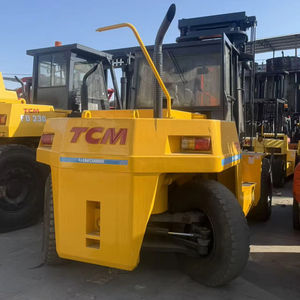 Chariot élévateur à fourche diesel automatique Kalmar TCM 16 tonnes d'occasion, vente chaude, original du Japon, Mitsubishi FD160, vente au détail - Product Image 1