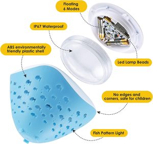 Lampe LED de projection de bain de piscine, imperméable à l'eau, fontaine de bain, lampe de plongée, lampes sous-marines, offre spéciale - Product Image 4