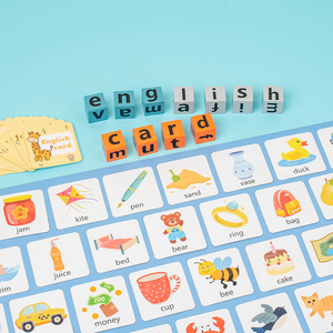 ของเล่นไม้มอนเตสซอรี่สำหรับฝึกสะกดคำ<span class=keywords><strong>ภาษา</strong></span>อังกฤษ ของเล่นเสริมพัฒนาการทางประสาทสัมผัสสำหรับเด็กออทิสติก ของเล่นเสริมการเรียนรู้สำหรับเด็กชายและเด็กหญิง - Product Image 6