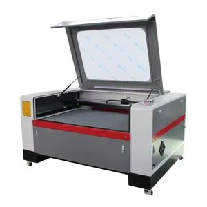 Diskon mesin pemotong laser co2 cnc kain kayu akrilik presisi tinggi Tiongkok 6090