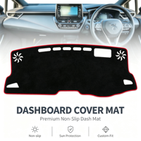 Pour Toyota Corolla 2019 2020 2021 2022 2023 2024 2025, couvre-tableau de bord HUD, accessoires automobiles, couvre-tableau de bord protecteur, antidérapant