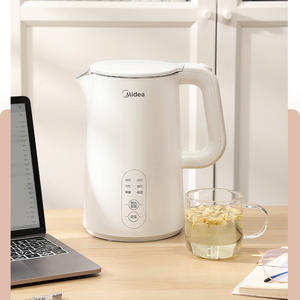 กาต้มน้ำไฟฟ้า Midea 1.7 ลิตร ควบคุมอุณหภูมิได้หลายระดับ พร้อมฟังก์ชั่นอุ่นร้อน สำหรับใช้ในครัวเรือน - Product Image 5