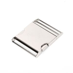 Hebilla de Liberación Lateral de Aleación de Zinc de 45 mm, Plateada, Resistente, para Bolsos - Product Image 3
