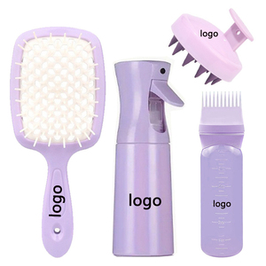 Ensemble de brosses à cheveux professionnelles pour la beauté, peigne en carbone personnalisé avec logo pour la coupe et le coiffage - Product Image 5
