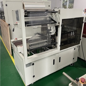 เครื่องห่อฟิล์มพลาสติกแบบกึ่งอัตโนมัติพร้อม PLC และมอเตอร์ สำหรับบรรจุภัณฑ์อาหาร เครื่องดื่ม สินค้าอุปโภคบริโภค และสารเคมี - Product Image 4