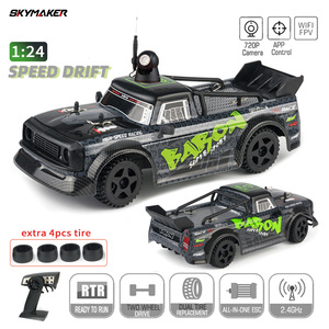 WLtoys k989 actualizado <span class=keywords><strong>284131</strong></span> 1/28 con luces Led 2,4G 4WD 30 Km/H chasis de Metal eléctrico de alta velocidad todoterreno Drift RC coches - Product Image 6