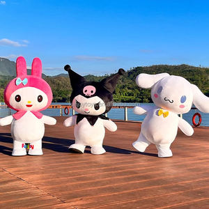 Disfraz De Mascota Inflable Gigante De Kuromi Y Melody Traje Inflable De Gato Personajes De Dibujos Animados Anime Cosplay Vestido Publicidad Carnaval - Product Image 1